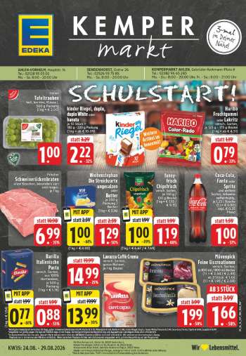 Prospekte Edeka - 24.08.2026 - 29.08.2026.