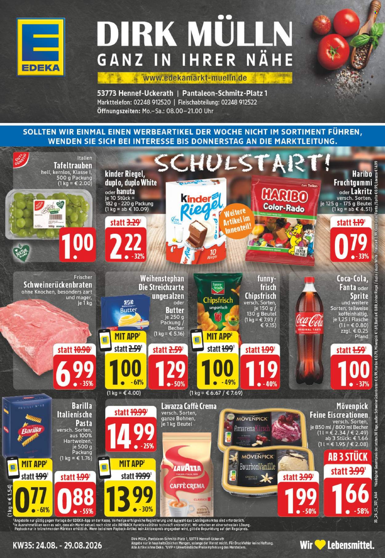 Edeka Prospekte  - 24.08.2026 - 29.08.2026. Seite 1