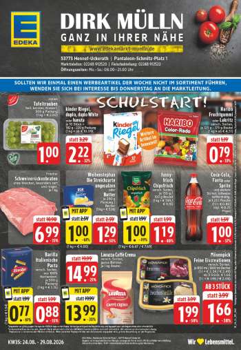 Prospekte Edeka - 24.08.2026 - 29.08.2026.