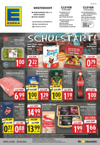 Prospekte Edeka - 24.08.2026 - 29.08.2026.