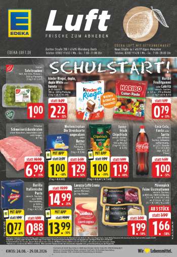 Prospekte Edeka - 24.08.2026 - 29.08.2026.
