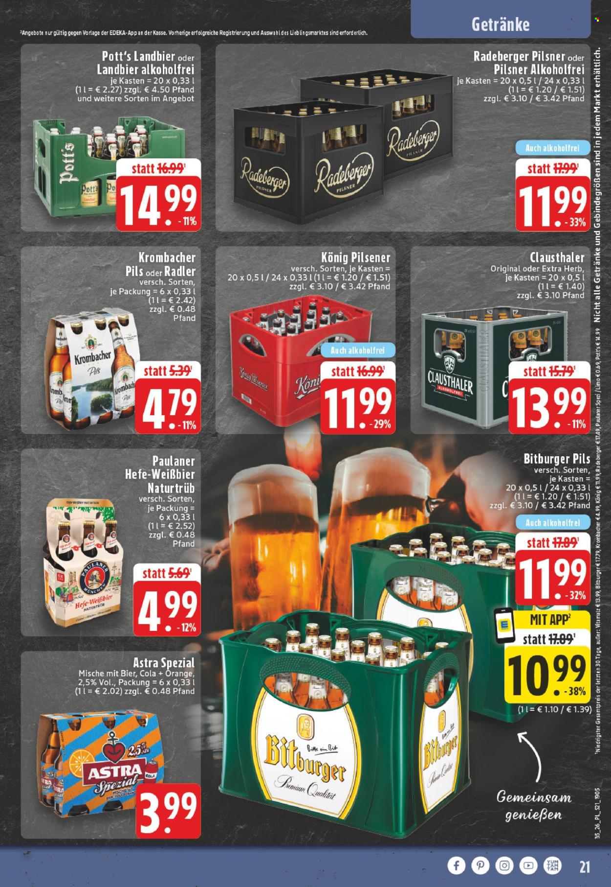 Edeka Prospekte  - 24.08.2026 - 29.08.2026. Seite 21