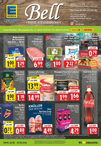 Prospekte E center - 24.08.2026 - 29.08.2026.