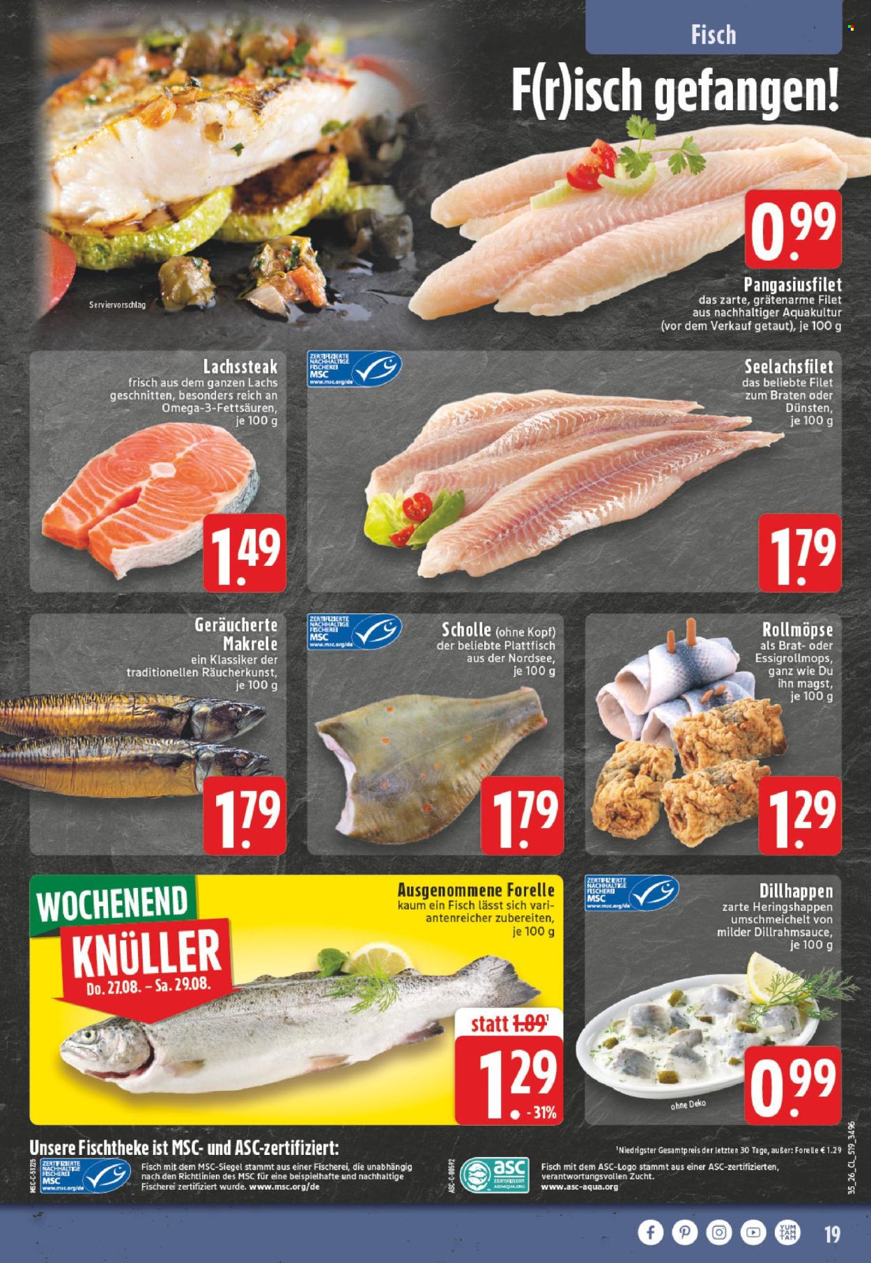 Edeka Prospekte  - 24.08.2026 - 29.08.2026. Seite 19