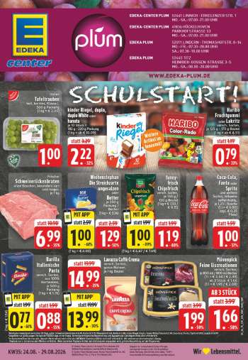 Prospekte E center - 24.08.2026 - 29.08.2026.