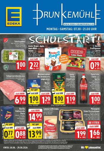 Prospekte Edeka - 24.08.2026 - 29.08.2026.