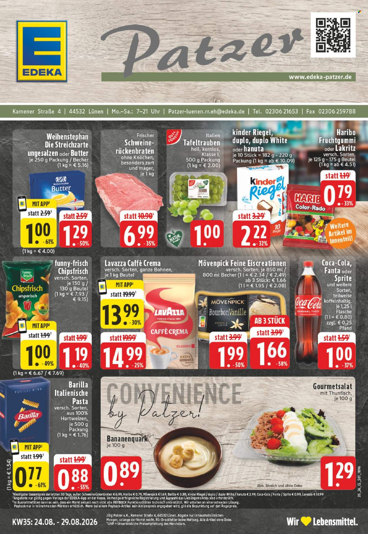Edeka Prospekte  - 24.08.2026 - 29.08.2026. Seite 1