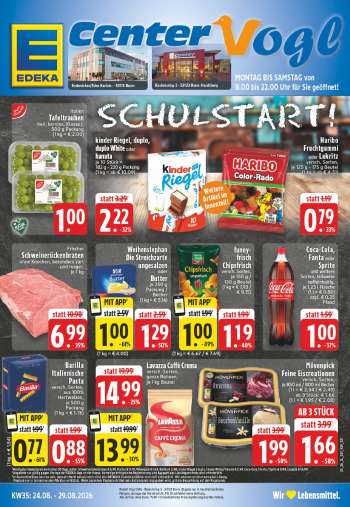 Prospekte E center - 24.08.2026 - 29.08.2026.