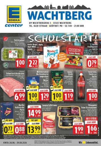 Prospekte E center - 24.08.2026 - 29.08.2026.