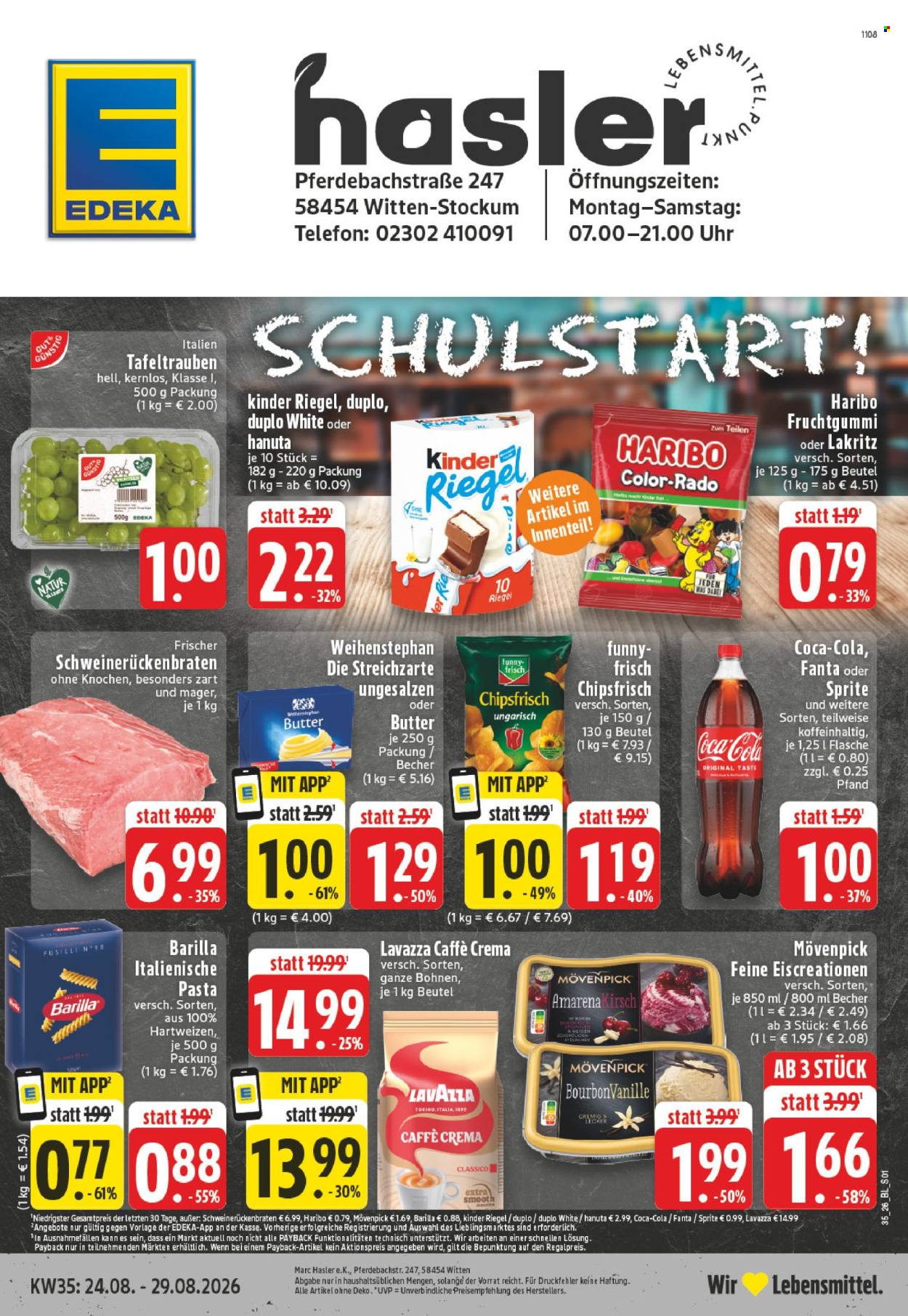 Edeka Prospekte  - 24.08.2026 - 29.08.2026. Seite 1