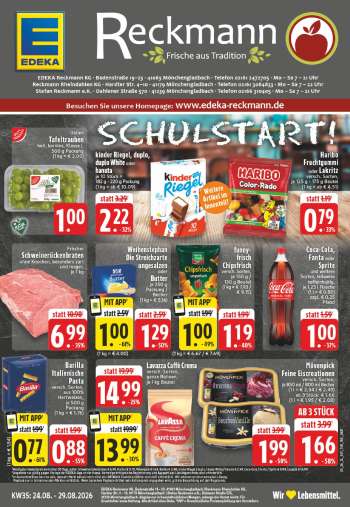 Prospekte Edeka - 24.08.2026 - 29.08.2026.