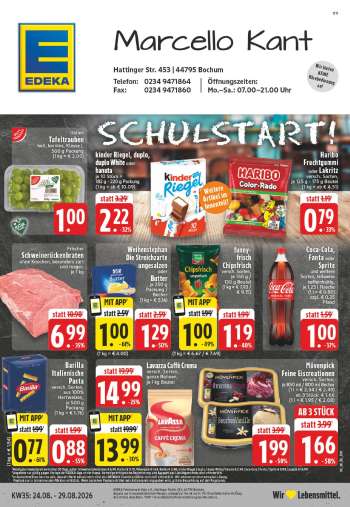 Prospekte Edeka - 24.08.2026 - 29.08.2026.
