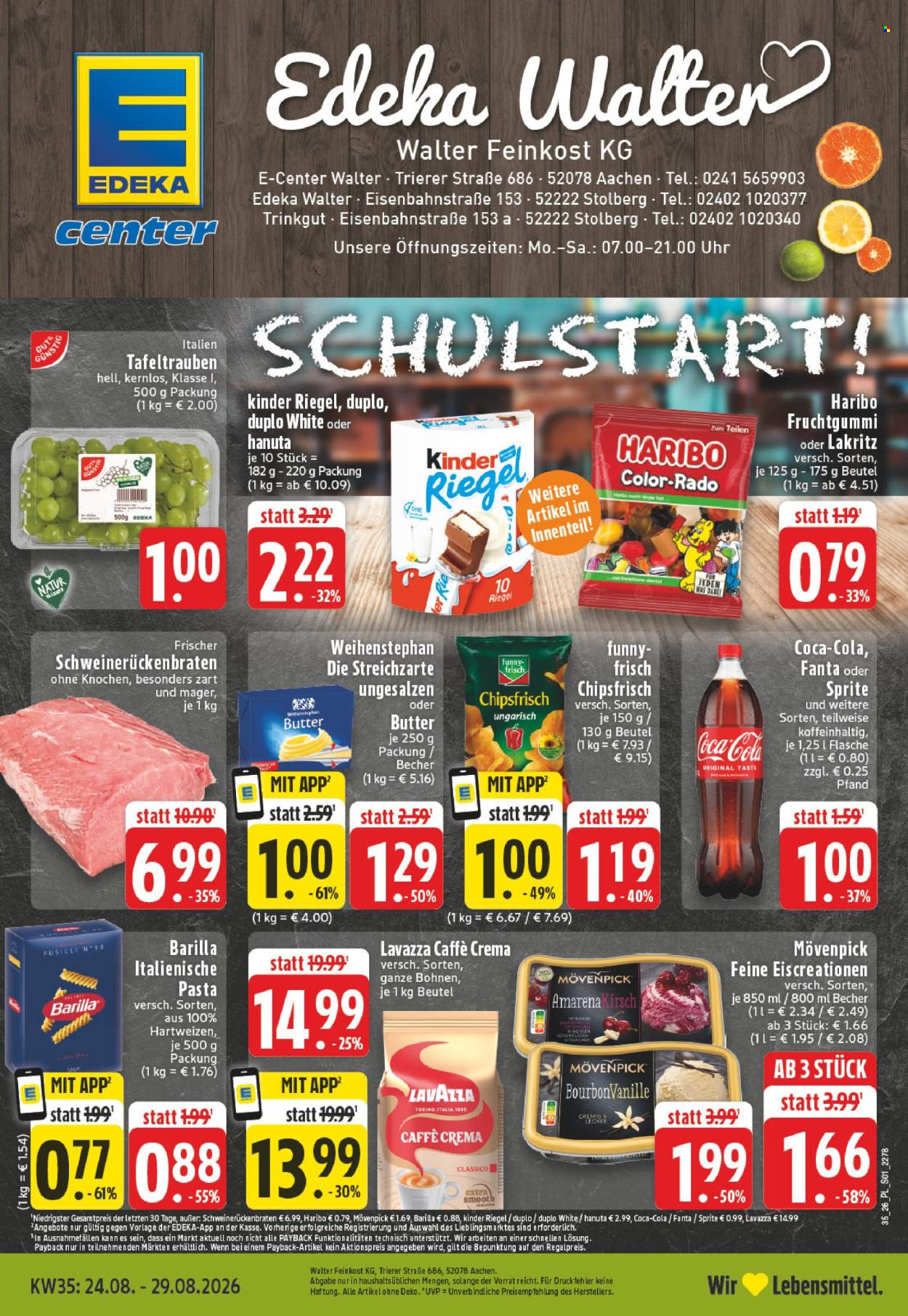 Edeka Prospekte  - 24.08.2026 - 29.08.2026. Seite 1