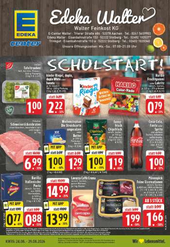 Prospekte Edeka - 24.08.2026 - 29.08.2026.