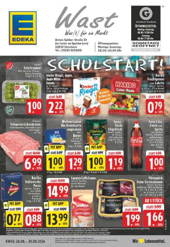 Prospekte Edeka - 24.08.2026 - 29.08.2026.