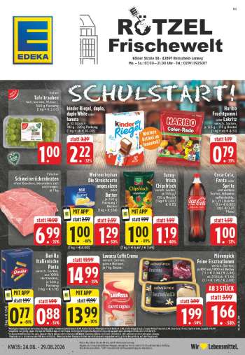 Prospekte Edeka - 24.08.2026 - 29.08.2026.