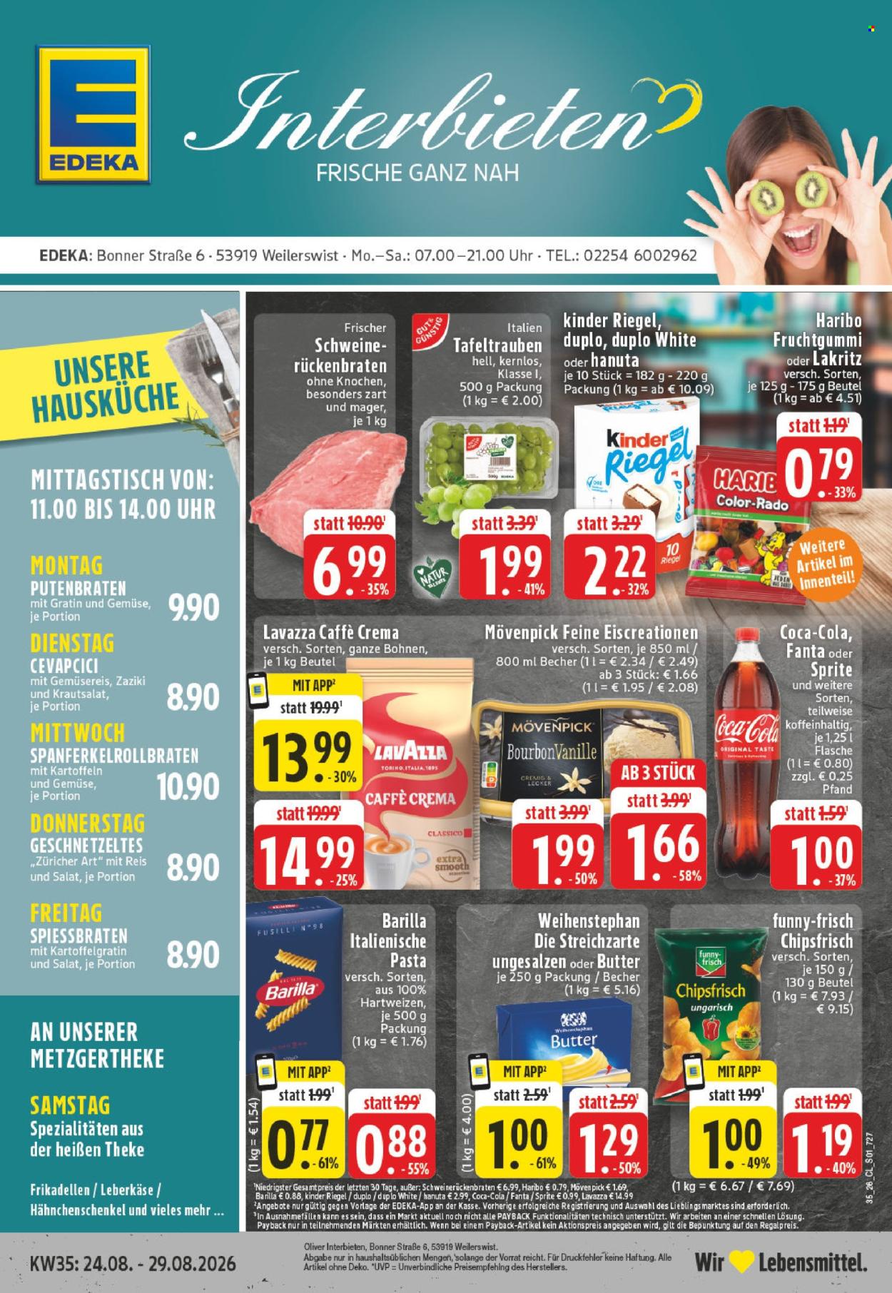 Edeka Prospekte  - 24.08.2026 - 29.08.2026. Seite 1
