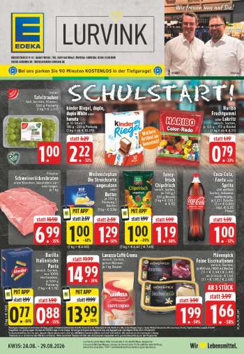 Prospekte Edeka - 24.08.2026 - 29.08.2026.
