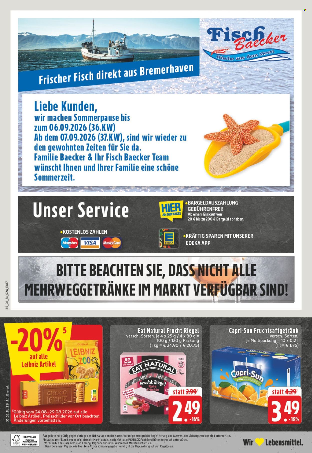 Edeka Prospekte  - 24.08.2026 - 29.08.2026. Seite 28