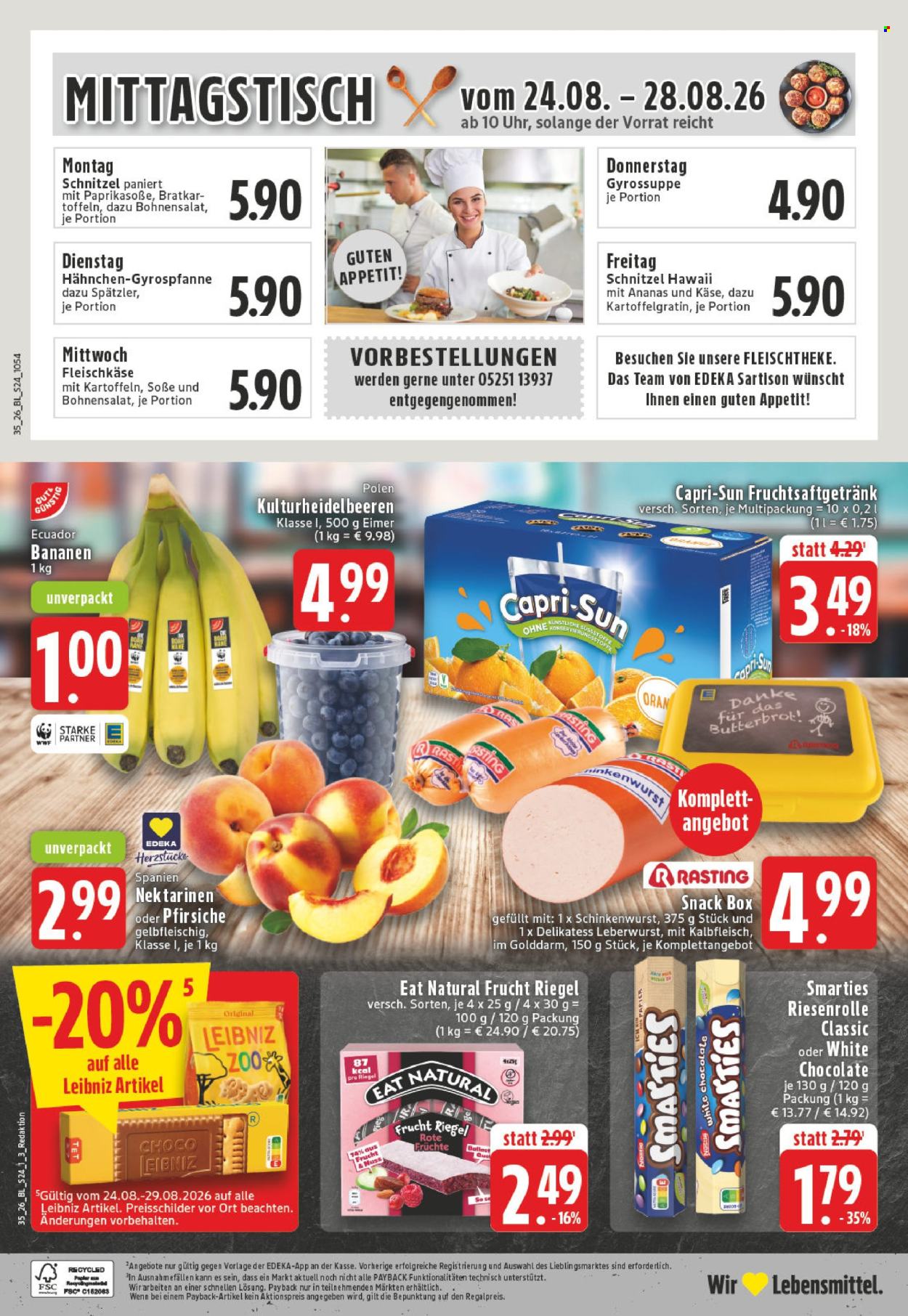 Edeka Prospekte  - 24.08.2026 - 29.08.2026. Seite 28
