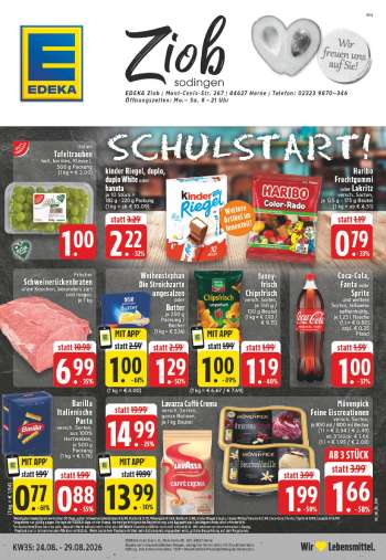 Prospekte Edeka - 24.08.2026 - 29.08.2026.