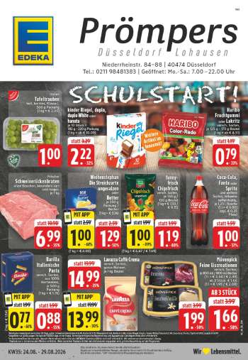 Prospekte Edeka - 24.08.2026 - 29.08.2026.
