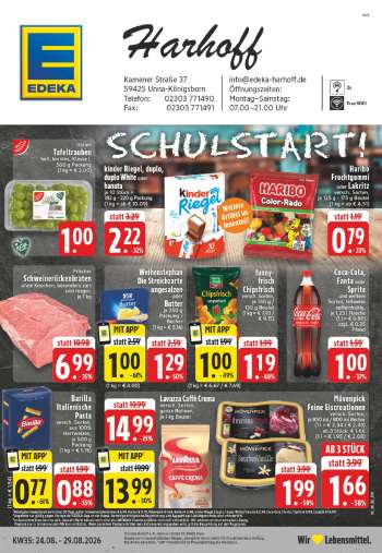Prospekte Edeka - 24.08.2026 - 29.08.2026.