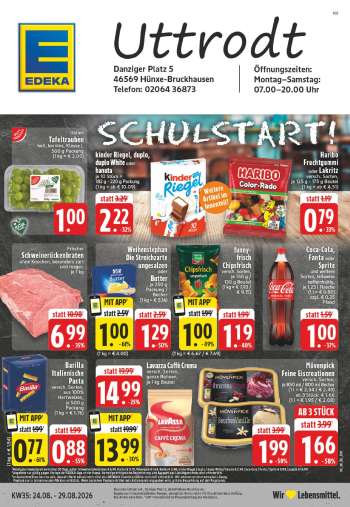 Prospekte Edeka - 24.08.2026 - 29.08.2026.