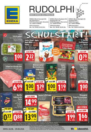 Prospekte Edeka - 24.08.2026 - 29.08.2026.