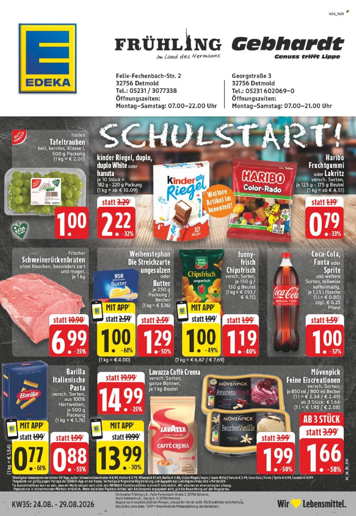 Edeka Prospekte  - 24.08.2026 - 29.08.2026. Seite 1