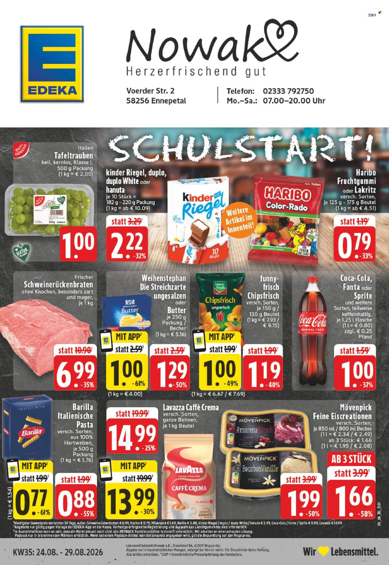 Edeka Prospekte  - 24.08.2026 - 29.08.2026. Seite 1