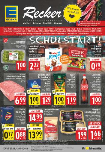 Prospekte Edeka - 24.08.2026 - 29.08.2026.