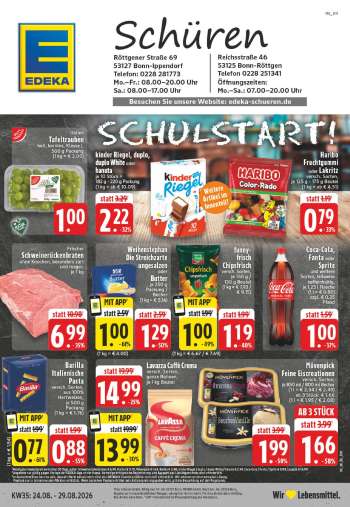 Prospekte Edeka - 24.08.2026 - 29.08.2026.