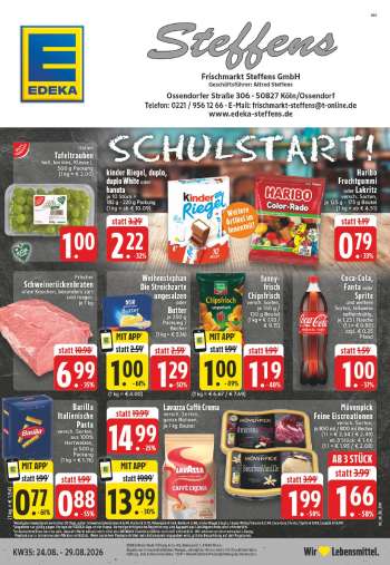 Prospekte Edeka - 24.08.2026 - 29.08.2026.