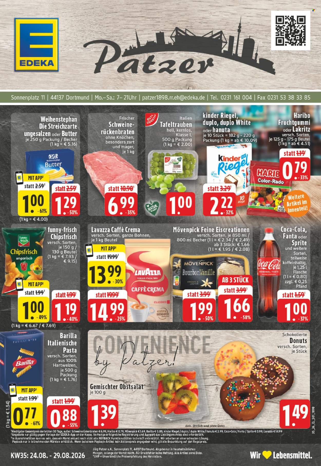Edeka Prospekte  - 24.08.2026 - 29.08.2026. Seite 1
