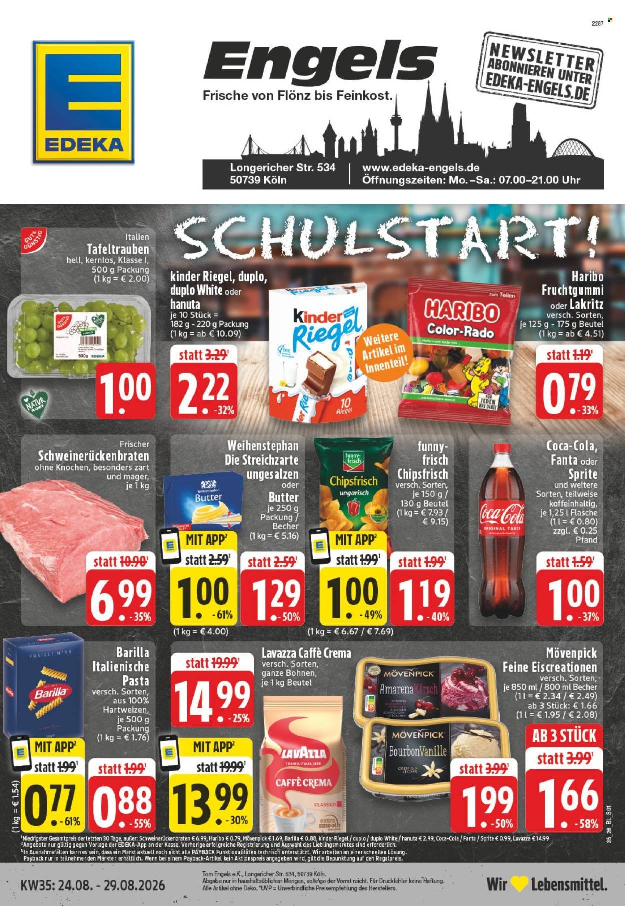 Edeka Prospekte  - 24.08.2026 - 29.08.2026. Seite 1