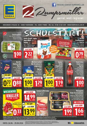 Prospekte Edeka - 24.08.2026 - 29.08.2026.