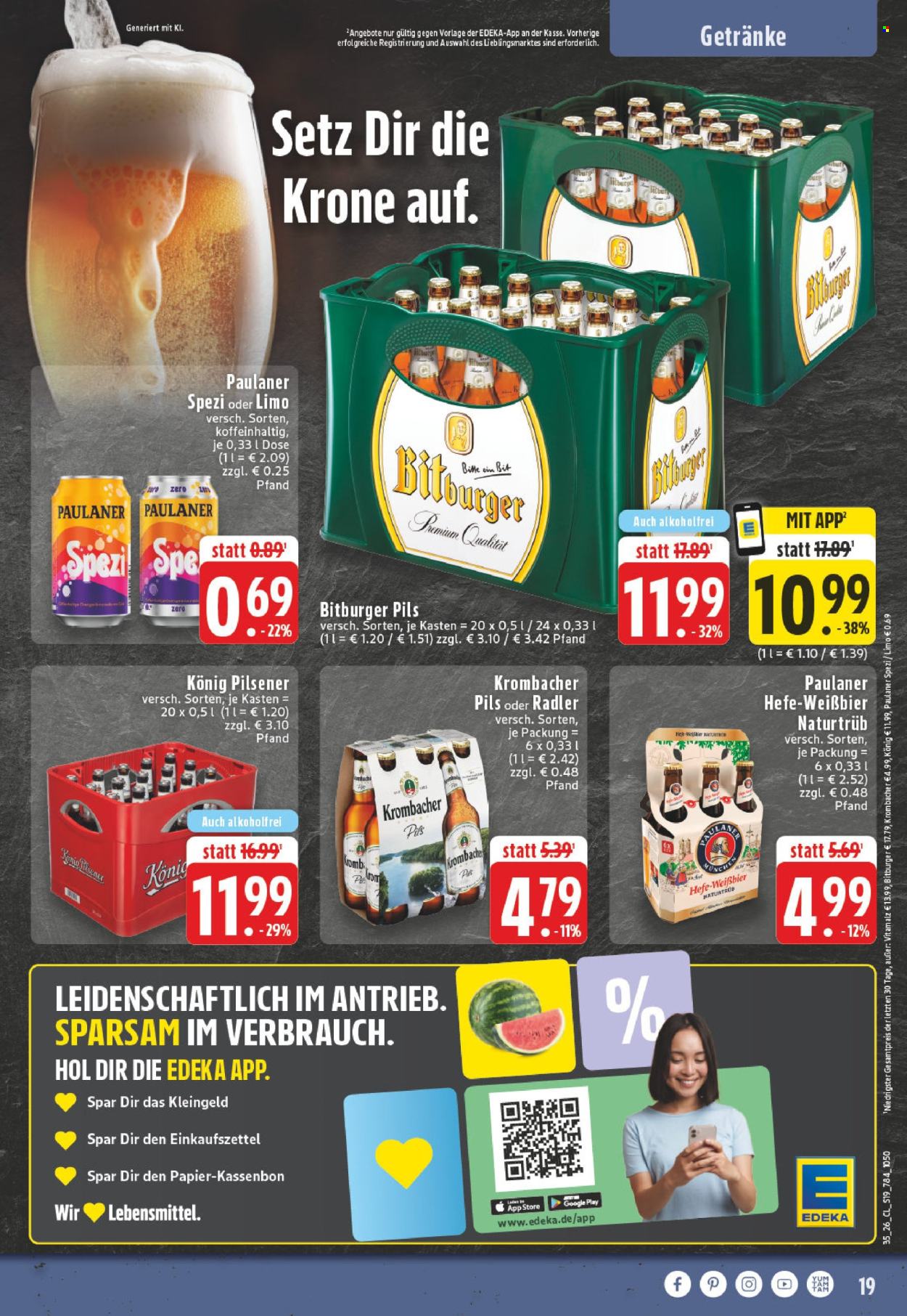 Edeka Prospekte  - 24.08.2026 - 29.08.2026. Seite 19