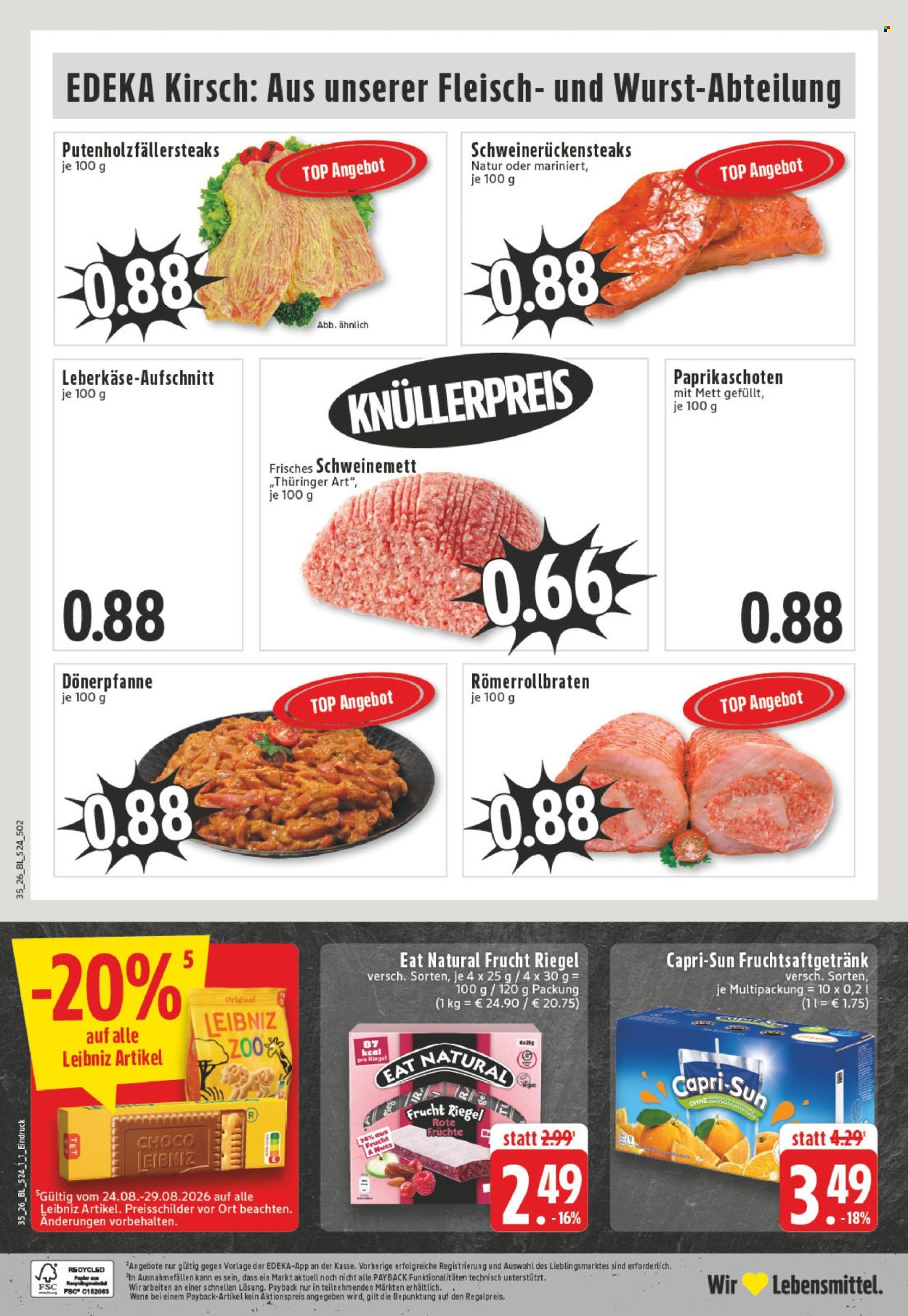 Edeka Prospekte  - 24.08.2026 - 29.08.2026. Seite 28
