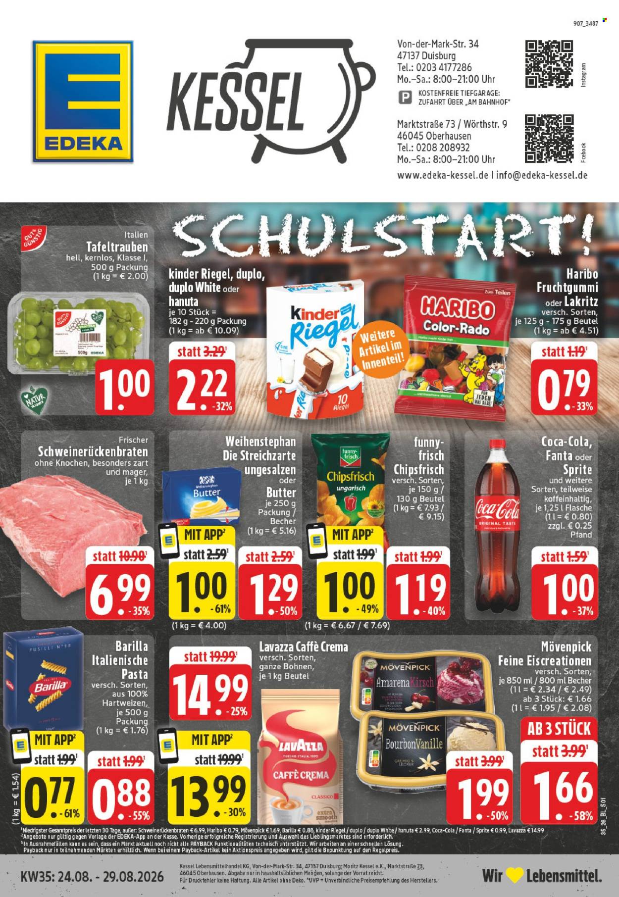 Edeka Prospekte  - 24.08.2026 - 29.08.2026. Seite 1