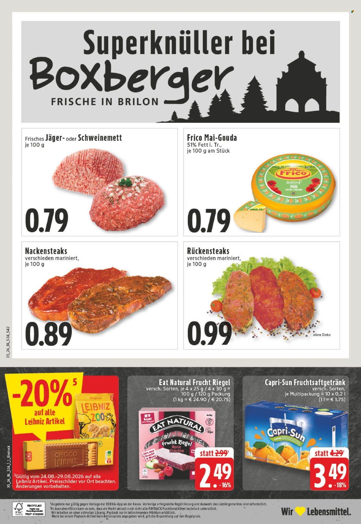 Edeka Prospekte  - 24.08.2026 - 29.08.2026. Seite 28
