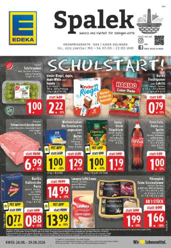 Prospekte Edeka - 24.08.2026 - 29.08.2026.