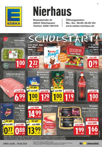 Prospekte Edeka - 24.08.2026 - 29.08.2026.