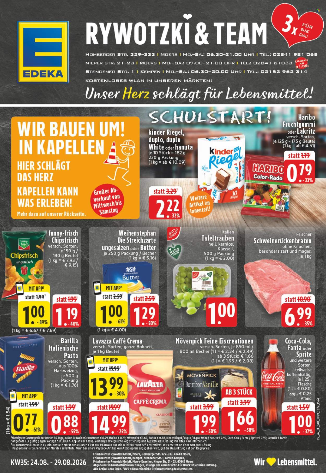 Edeka Prospekte  - 24.08.2026 - 29.08.2026. Seite 1