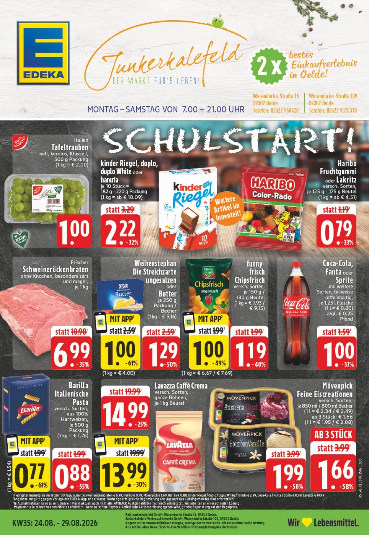 Edeka Prospekte  - 24.08.2026 - 29.08.2026. Seite 1