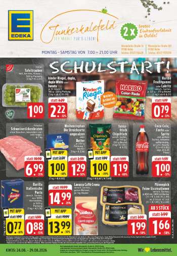 Prospekte Edeka - 24.08.2026 - 29.08.2026.