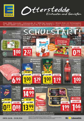 Prospekte Edeka - 24.08.2026 - 29.08.2026.