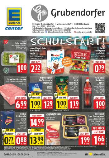 Prospekte Edeka - 24.08.2026 - 29.08.2026.