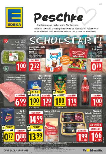 Prospekte Edeka - 24.08.2026 - 29.08.2026.