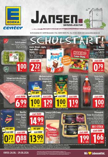 Prospekte E center - 24.08.2026 - 29.08.2026.